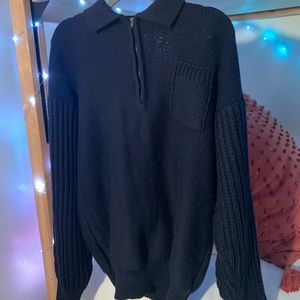 cool vintage zip up sweater